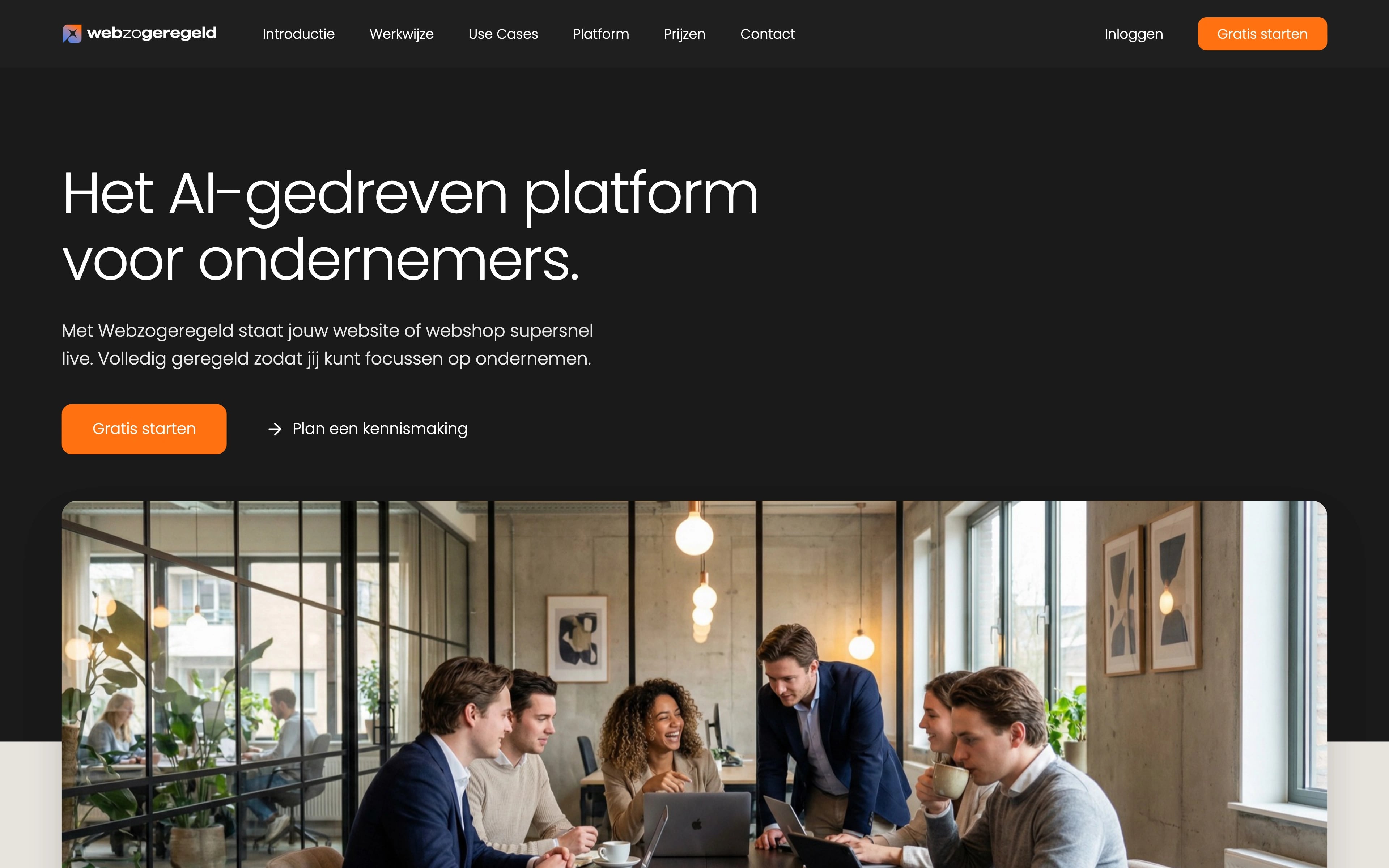 Website van Webzogeregeld